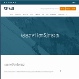 screenshot of website